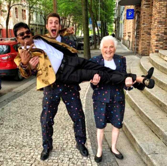 Бабушка и внук доказывают, что веселье не имеет ограничений по возрасту