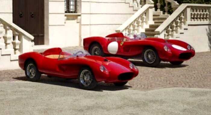 Уменьшенная электрическая копия Ferrari 250 Testa Rossa для подростков