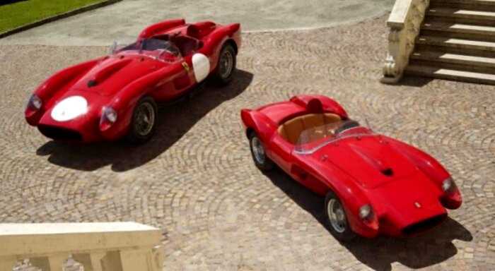 Уменьшенная электрическая копия Ferrari 250 Testa Rossa для подростков