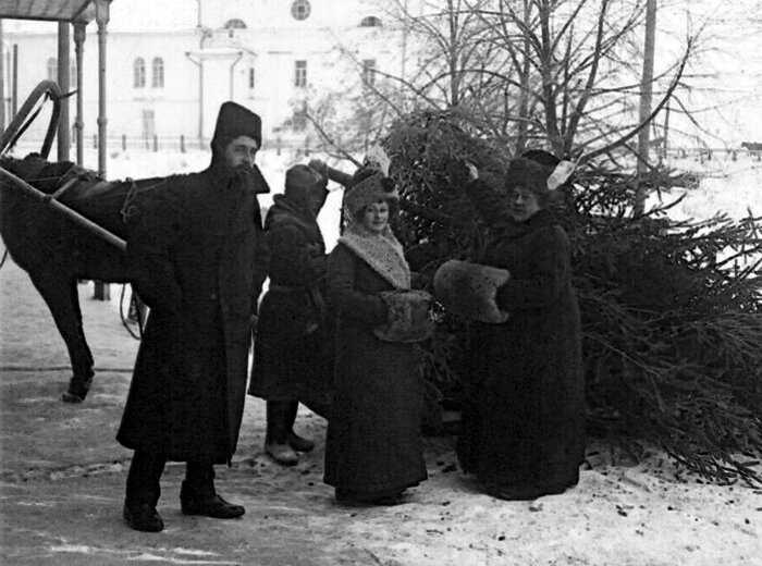 Как праздновали Рождество в царской России: старинные фотографии