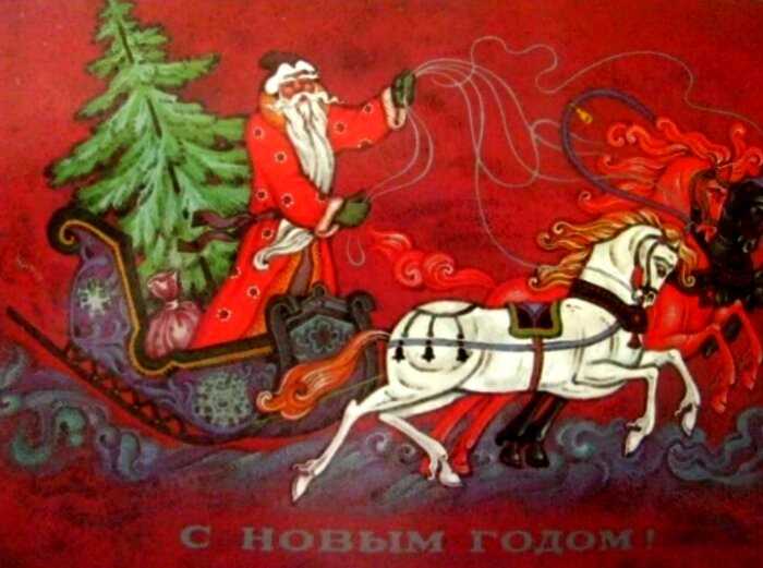 Новогоднего настроения с ленту: почтовые открытки СССР