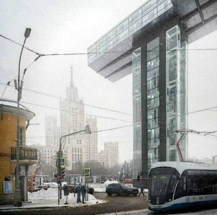Какой была бы Москва с лежачими небоскребами, которые хотели построить сто лет назад