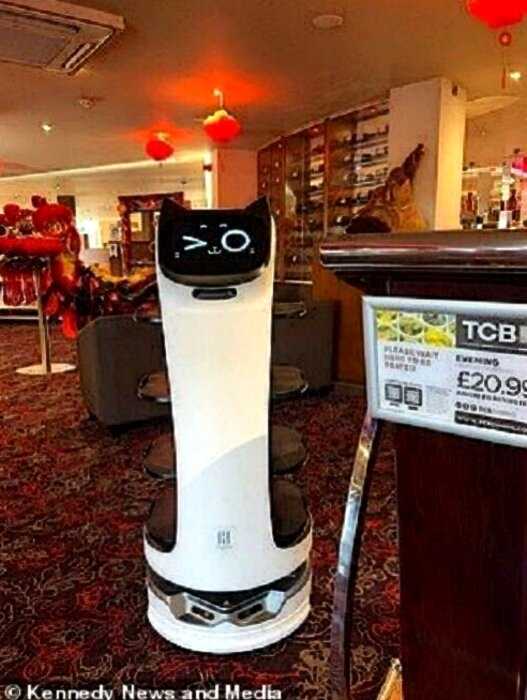 Ресторан в Британии заменил персонал роботами из-за пандемии