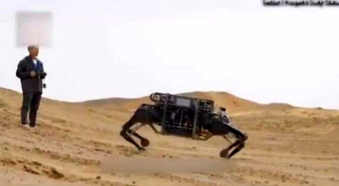 Китайцы разработали робота-быка для военных целей