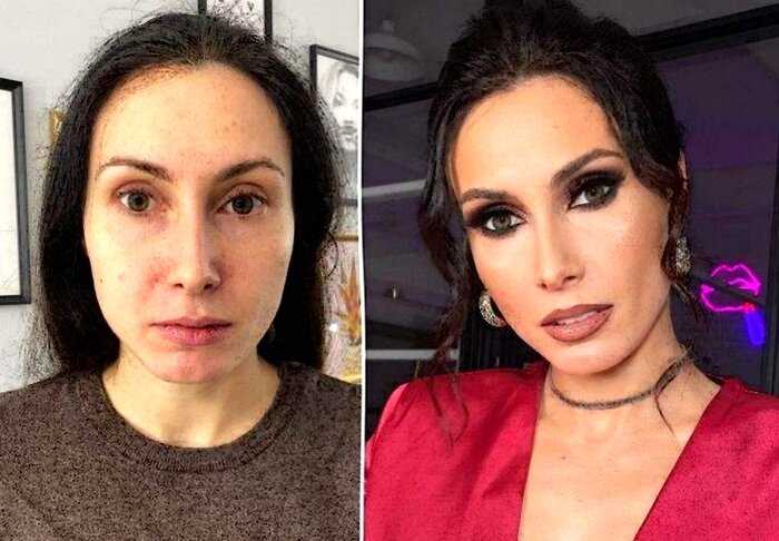 Как будто 2 разных человека: как макияж способен изменить внешность женщины и довести до слез радости